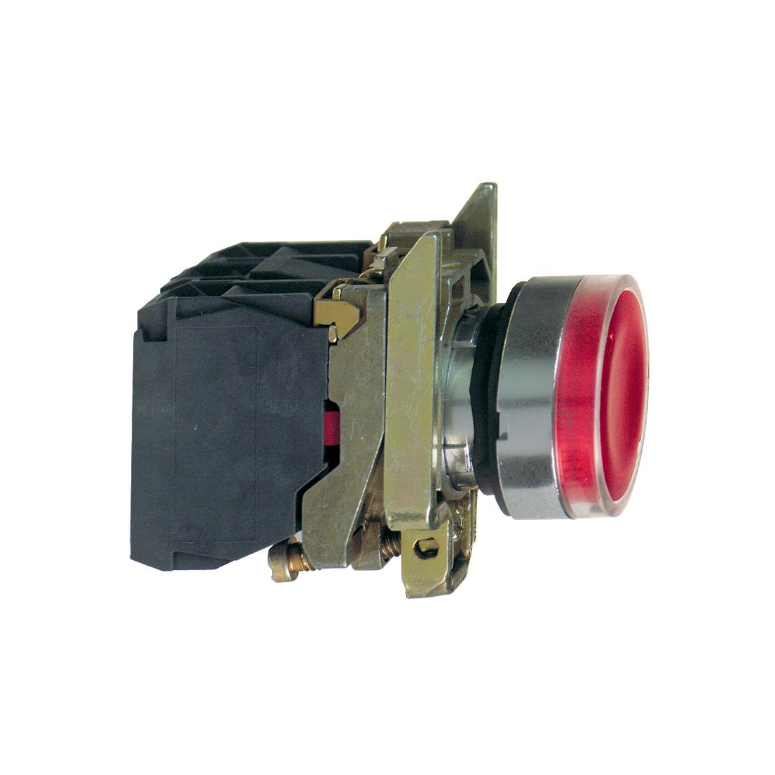 Кнопка SE XB4BW34G5 с возвратом и подсветкой 22мм 48-120В