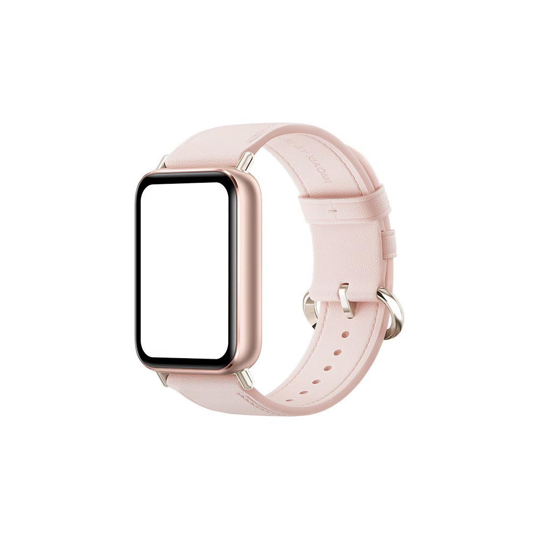 Кожаный сменный браслет, Xiaomi, Leather Quick Release Strap , M2415AS1/BHR9570GL, Совместим с band 8 Pro/9 ProRedmi Watch 4/5, Розовый