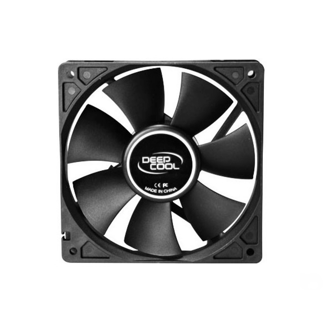 Кулер для компьютерного корпуса, Deepcool, XFAN 120 DP-FDC-XF120, 120мм, 1300±10%об.мин, 43.56CFM, 23.7dB(A), 3pin, 120х120х25мм, Чёрный