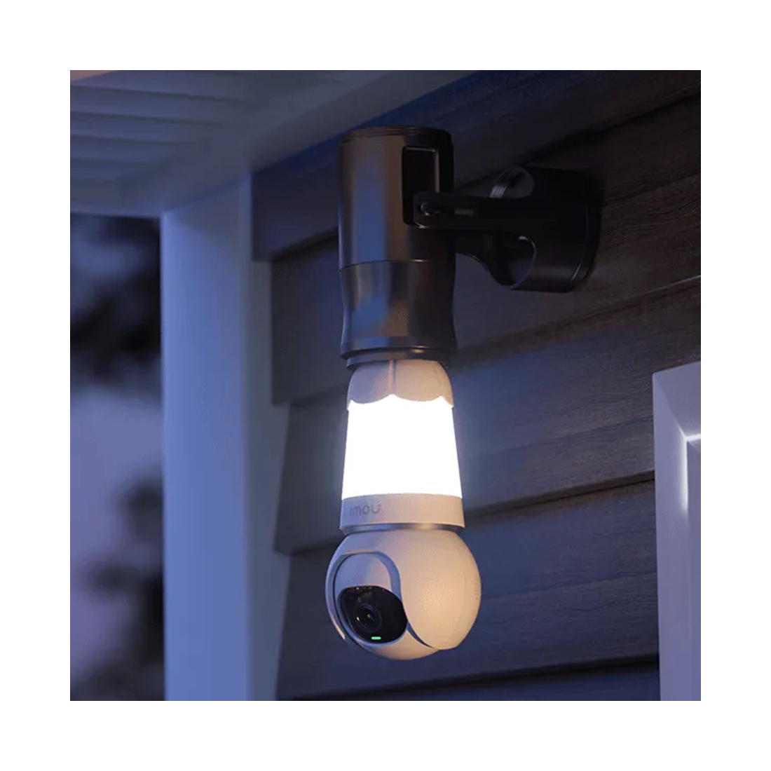 Wi-Fi видеокамера, Imou, Bulb Cam 5MP, Лампа-камера, Цоколь Е27, CMOS-матрица 1/2.8", Механический ИК-фильтр, ИК-подсветка - до 30 м, Функция день/ночь, Объектив: 2,8 мм, Скор. записи: до 25/30 к/c, DC 12V 1A