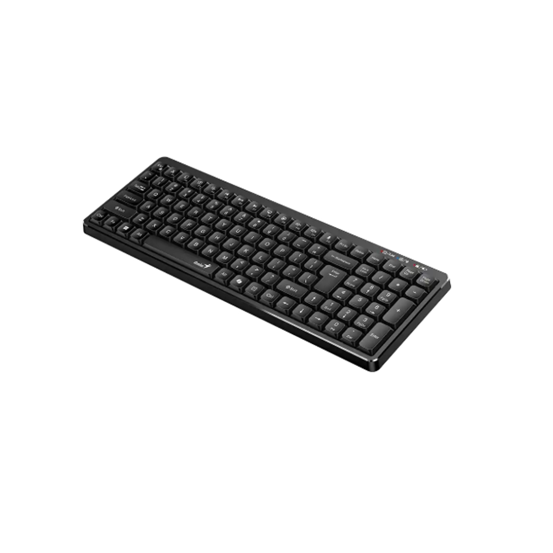 Клавиатура, Genius, LuxeMate Q7100BT, Bluetooth 5.3, 2.4 ГГц, Мембранная, Slim, Рус/Англ, Copilot, AAA x 2, Пластик, Чёрный