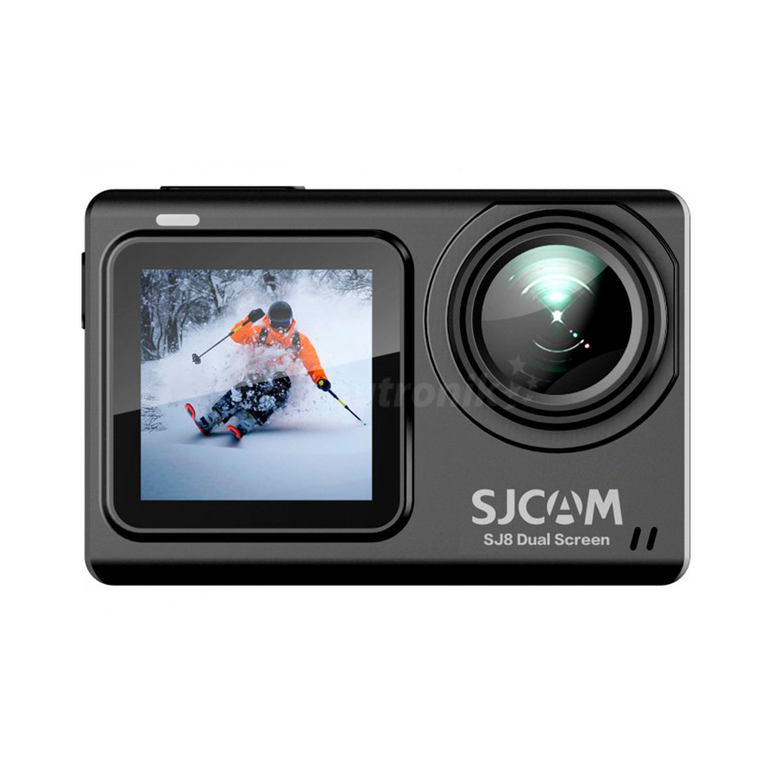 Экшн-камера, SJCAM, SJ8 DUAL SCREEN, 4K/30fps, Sony IMX335 16 МП 140,5°, Wifi 2.4G, Slow motion, Чипсет Novatek 96675, 1200mAh, 2.33" сенсорный дисплей, Чёрный