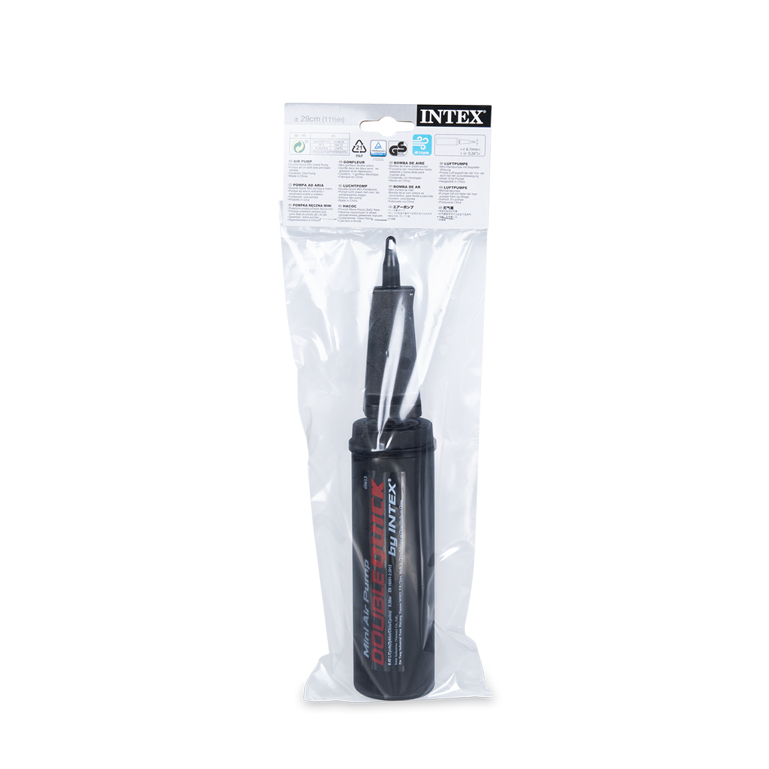 Насос ручной Double Quick Mini Hand Pump 29 см., INTEX