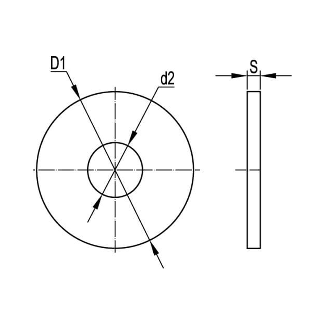 Шайба М6 кузовная DIN9021, DKC, CM120600
