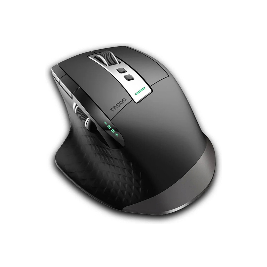 Компьютерная мышь, Rapoo, MT750S, 3200dpi, Bluetooth 3.0/4.0, Multi-mode, Беспроводной 2.4 ГГц, Эффективная дистанция 12 м., Литиевая аккумуляторная батарея 450 мАч, Черный