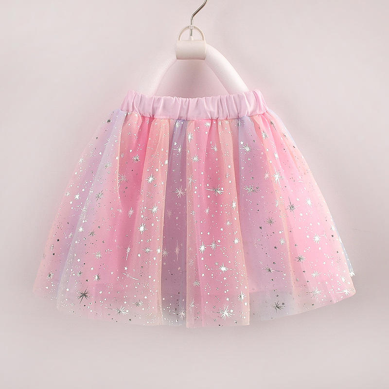 Toddler Rainbow Tulle Skirt Ballet