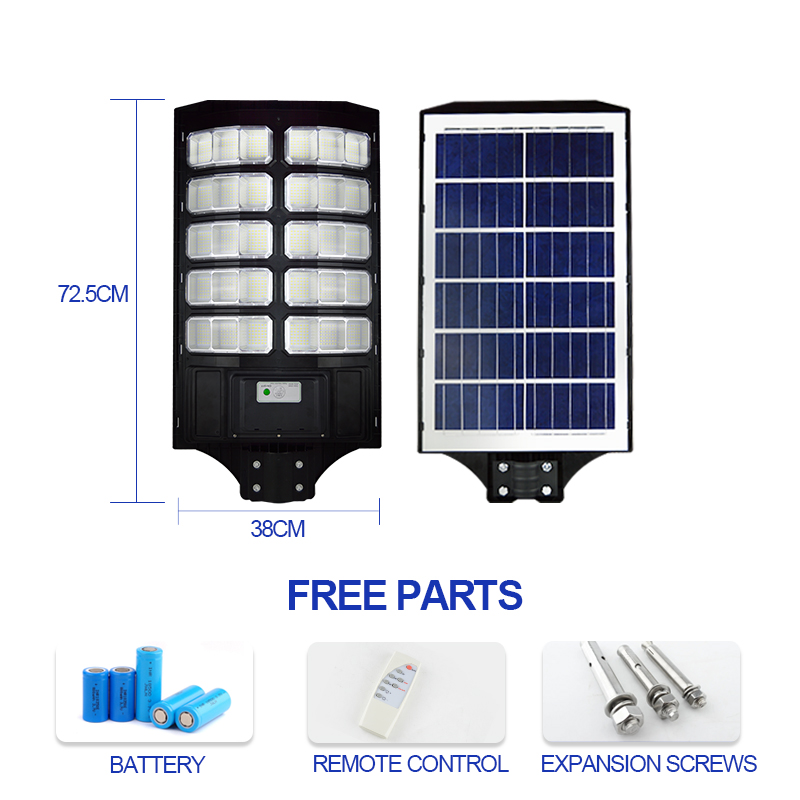 1800w 3600w All in One Integrated Ip65 Smd Led Outdoor Solar Street Light