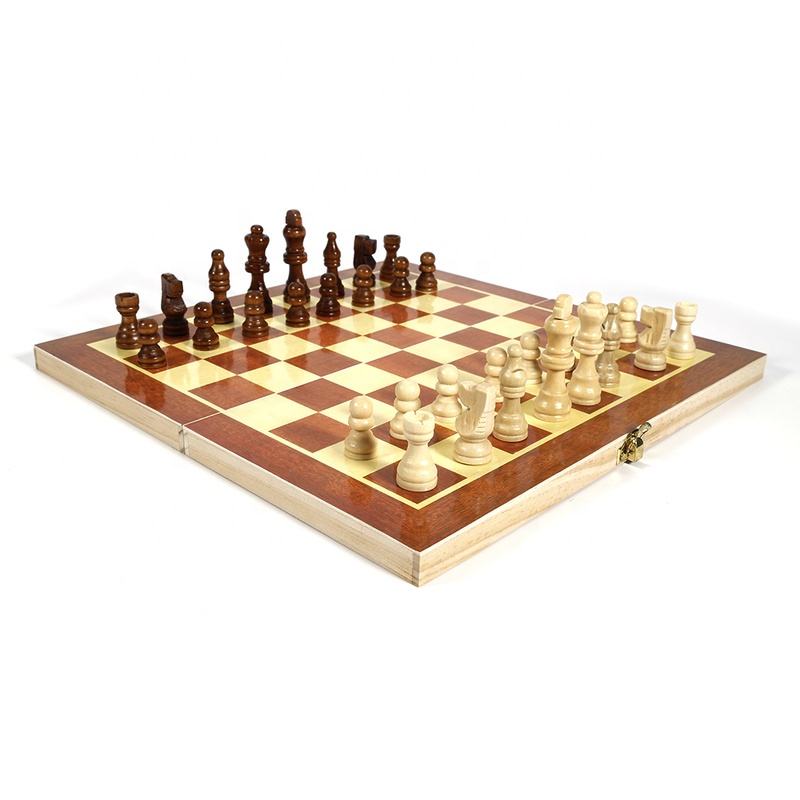 Набор 2-в-1: Шахматы и Шашки (Wooden)