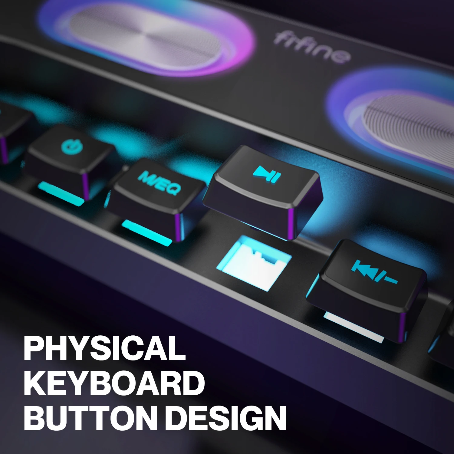 Игровая Bluetooth колонка FIFINE A16: беспроводная компьютерная акустика с RGB подсветкой и чистым стереозвуком для геймеров
