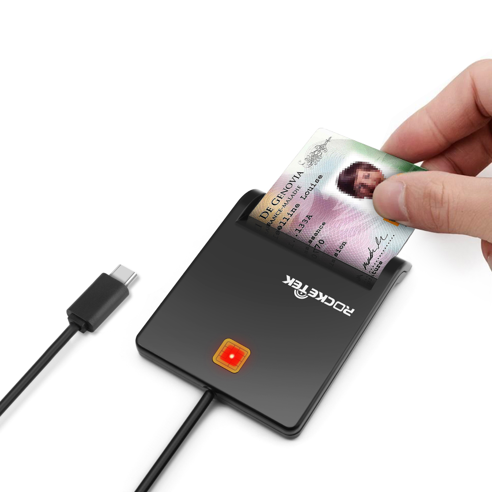 Factory Direct Socket Smart Card Reader USB-C for Mobile, Laptop,Macbook,Desk Computer