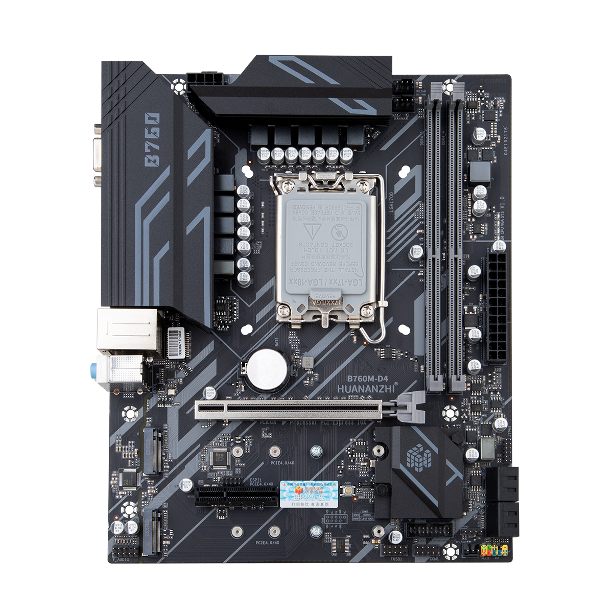 HUANANZHI B760M D4 Motherboard M-ATX DDR4 Motherboard Support LGA1700 CPU Socket Max Support 64GB for PC