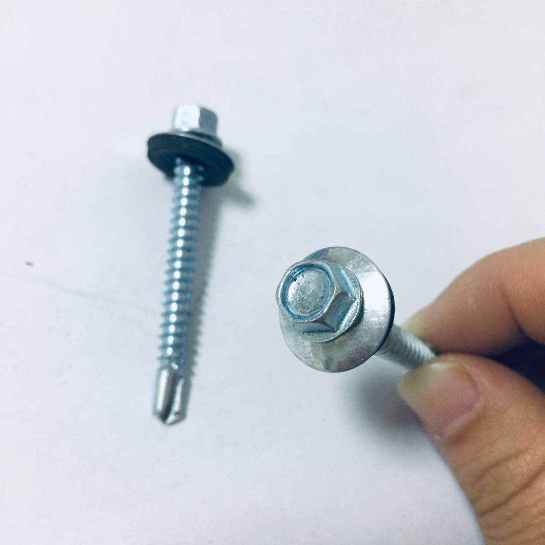 Self Screws White Zinc Plating Carbon Steel Tek Screw  Self-drilling Screw