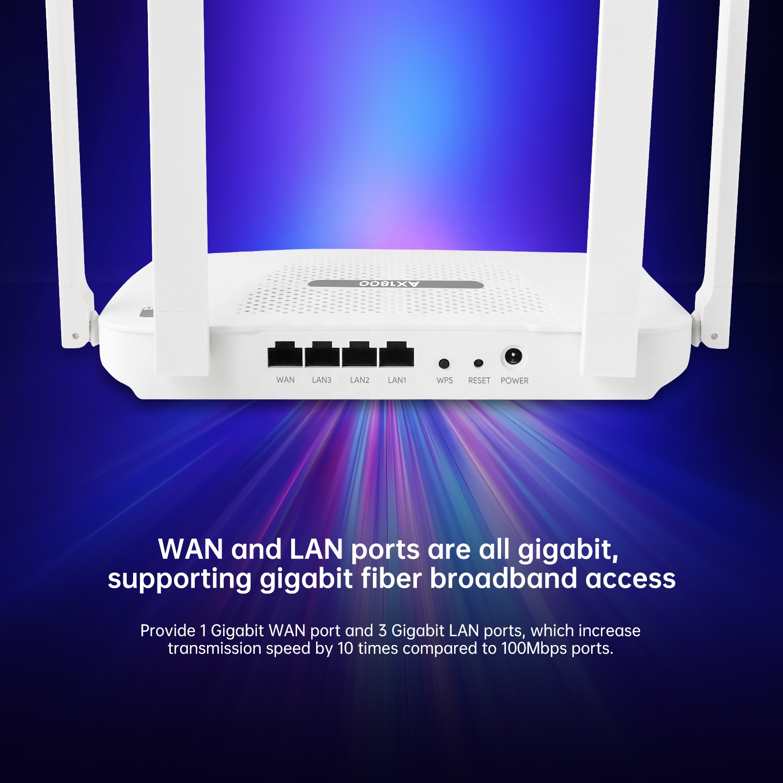 EDUP RT2983 High Speed AX1800 Wifi 6 Mesh Router Smart Dual Band Wifi5 Wifi6 OpenVPN Router