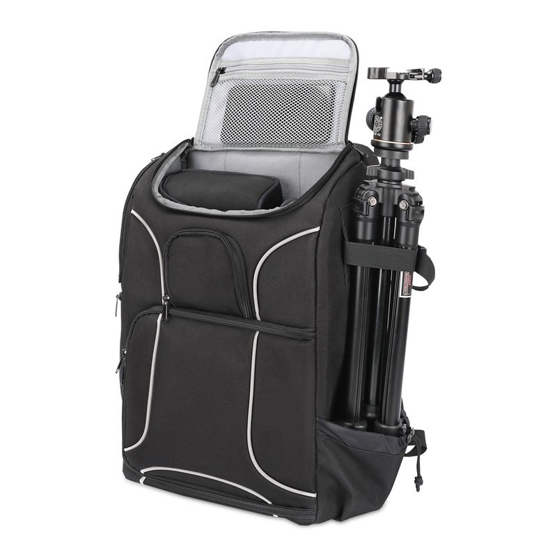 Camera Backpack Waterproof Photography Accessories Storage Bagpack With Lens Pouch and Tripod Holder Digital Camera Video Bag