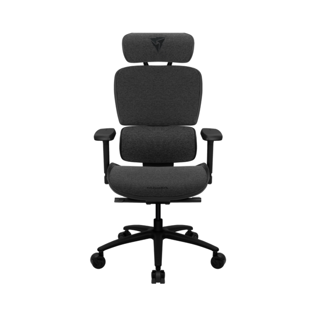 Игровое компьютерное кресло, ThunderX3, XTC-Loft Dark Grey, Тканное покрытие, (Ш)68*(Г)57*(В)118(126) см, Тёмно-серый