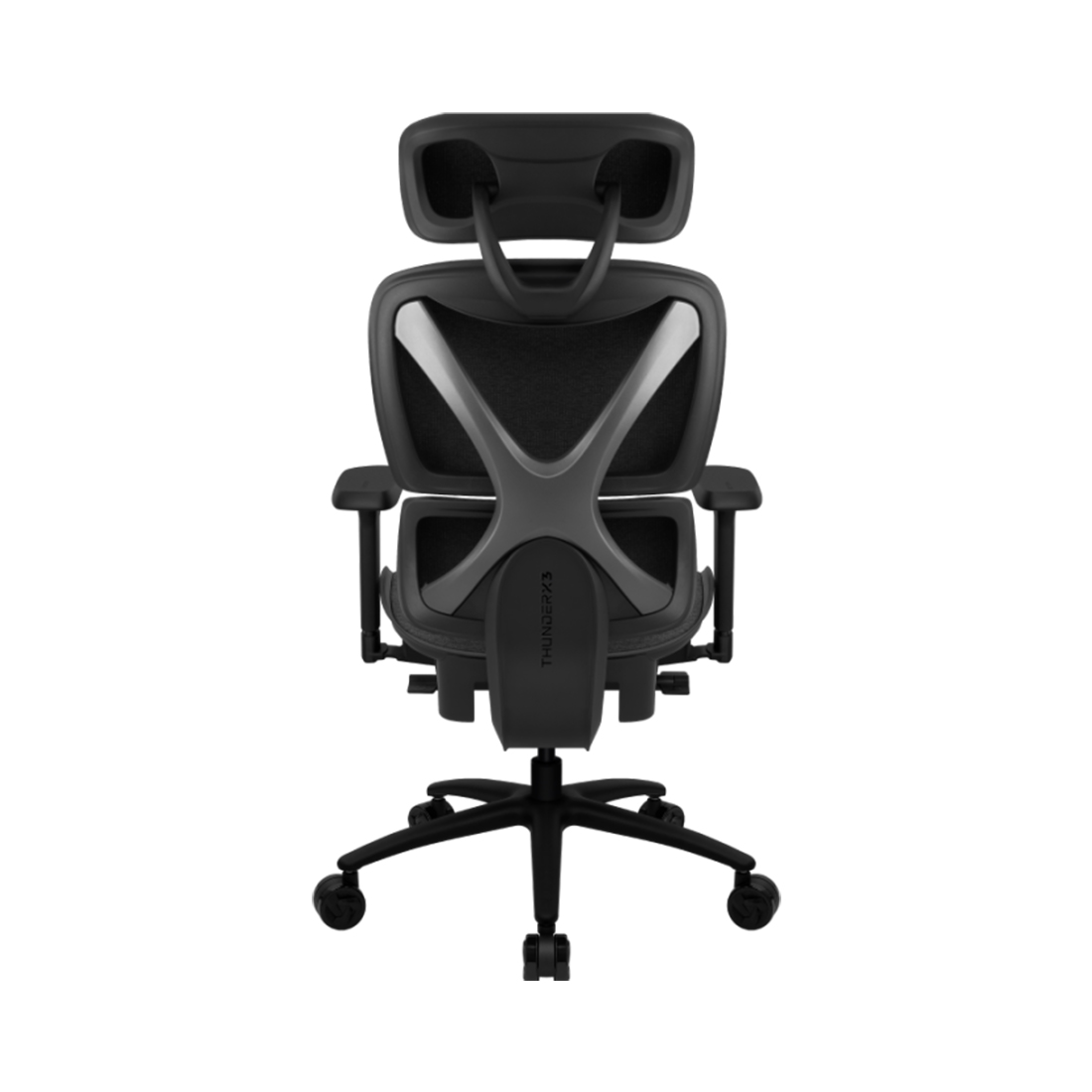 Игровое компьютерное кресло, ThunderX3, XTC-Loft Dark Grey, Тканное покрытие, (Ш)68*(Г)57*(В)118(126) см, Тёмно-серый
