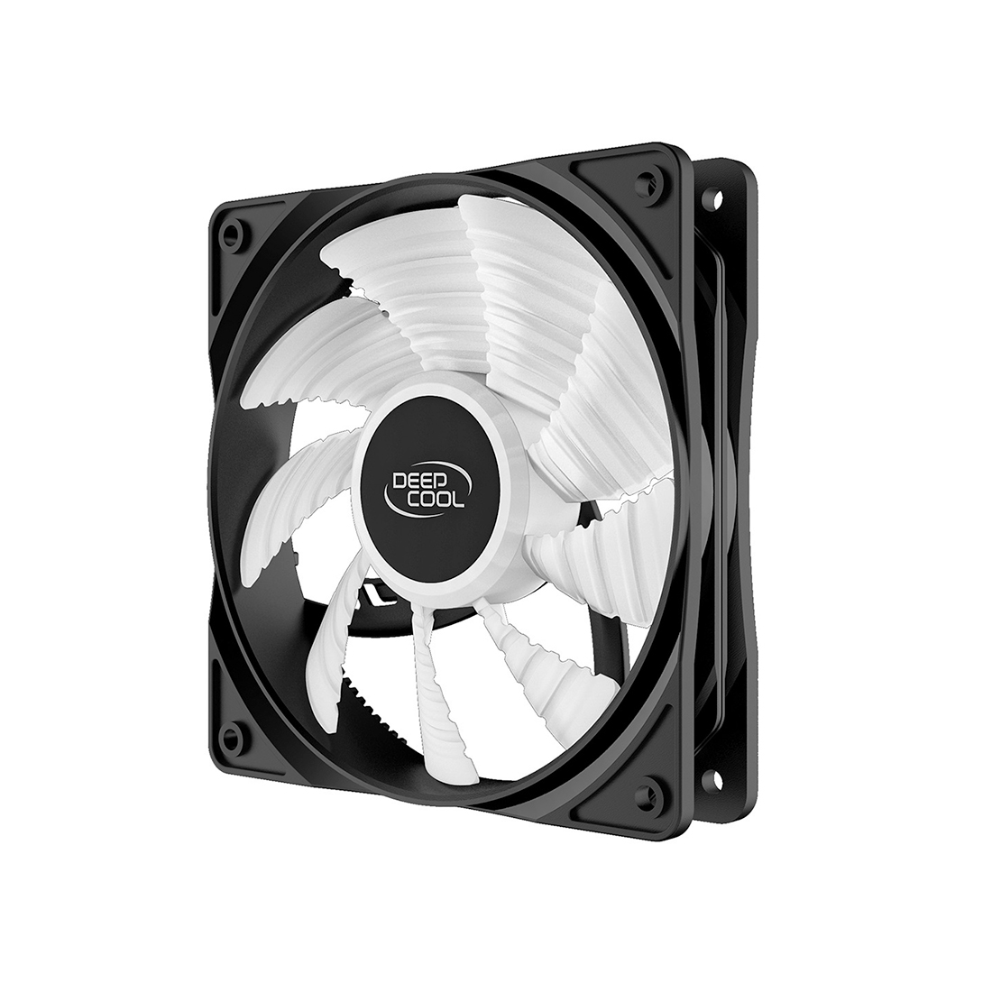 Кулер для компьютерного корпуса, Deepcool, RF 120R, DP-FLED-RF120-RD, 120мм Red Led, 1300±10%об.мин, 48.9CFM, 21.9dB(A), Molex/3pin, 120х120х25мм, Чёрный