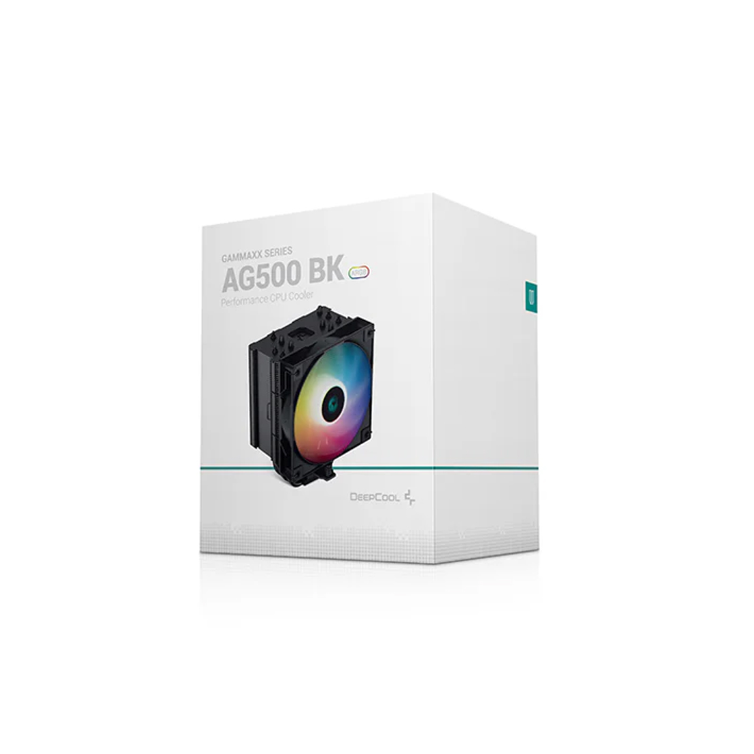 Кулер для процессора, Deepcool, AG500 BK ARGB V2 R-AG500-BKAMMN-GJD, Intel 1851/1700/1200/115х и AMD AM5/AM4, 240W, 1*120мм RGB, 300-1850±10%/об/м, 67,88 CFM, 29,4 dB(A), 4pin, 125х95х160мм, Чёрный