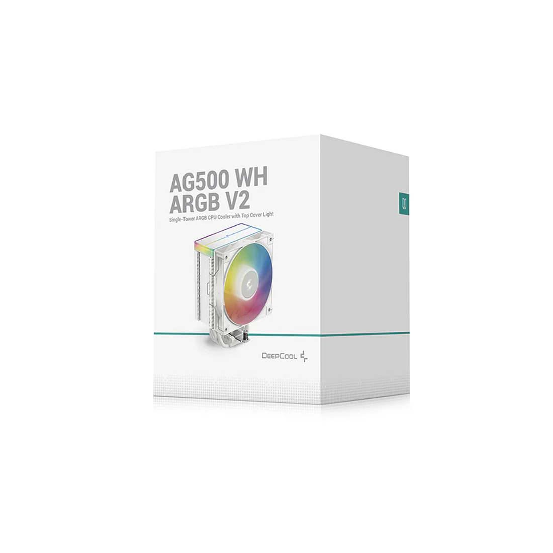 Кулер для процессора, Deepcool, AG500 WH ARGB V2 R-AG500-WHAMMN-GJD, Intel 1851/1700/1200/115х и AMD AM5/AM4, 240W, 1*120мм RGB, 300-1850±10%/об/м, 67,88 CFM, 29,4 dB(A), 4pin, 125х95х155мм, Белый