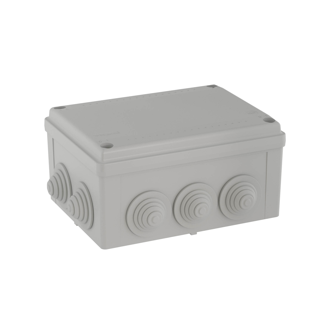 Коробка ответвительная с 10 кабельными вводами, DKC, 54100, д.32мм, IP55, 190х140х70 мм