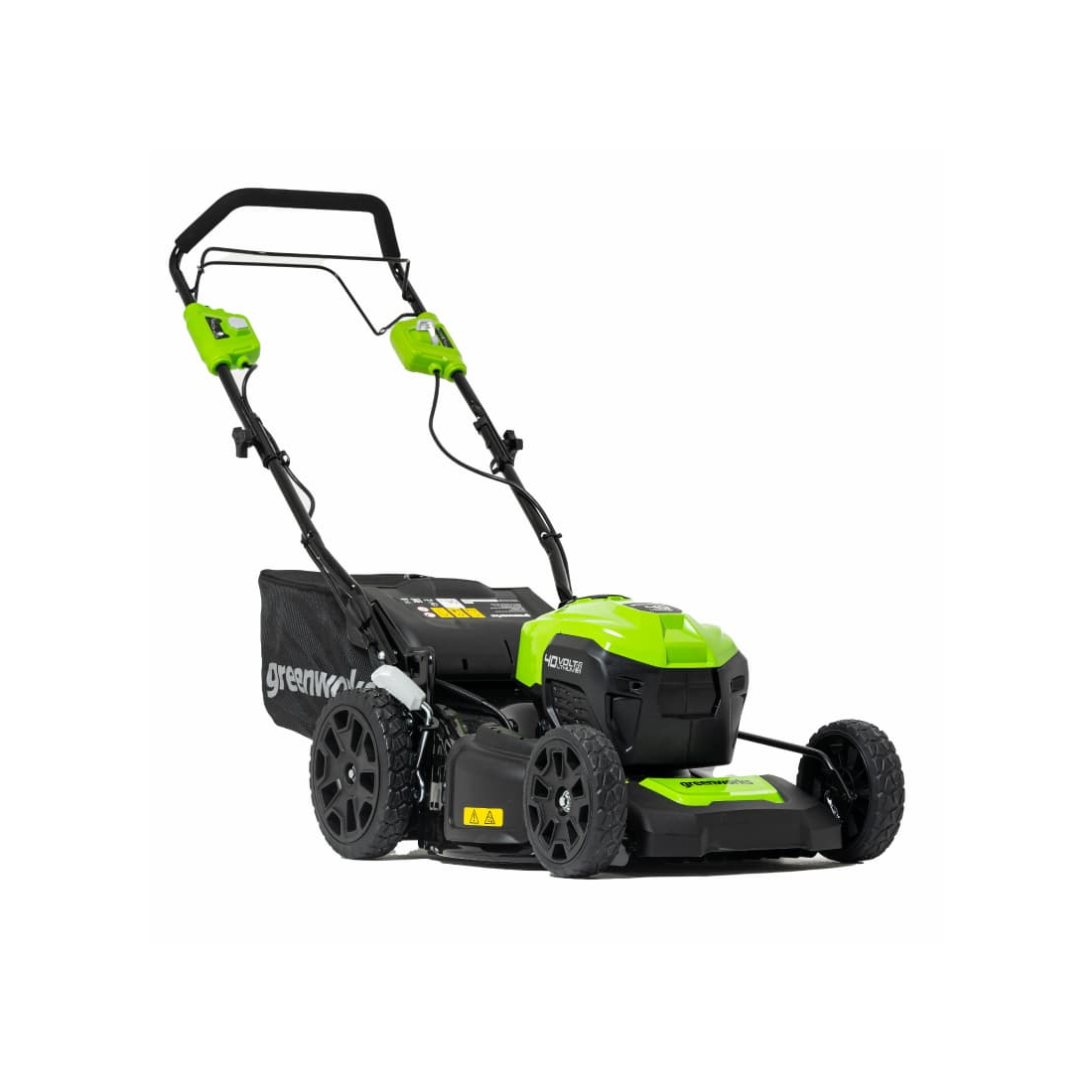 Газонокосилка аккумуляторная Greenworks 2506807UB 40V 46см самоходная бесщеточная с 1хАКБ 4 Ач и ЗУ