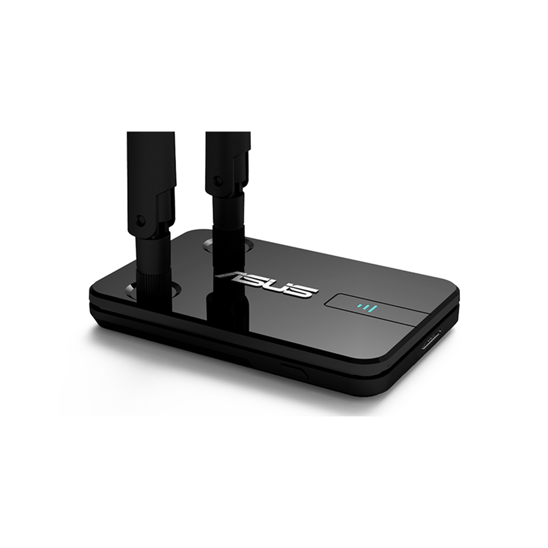 Сетевой адаптер, ASUS, USB-AC58, 802.11a/b/g/n/ac, WI-FI5 AC1300, 2 внешних антенны, USB-кабель