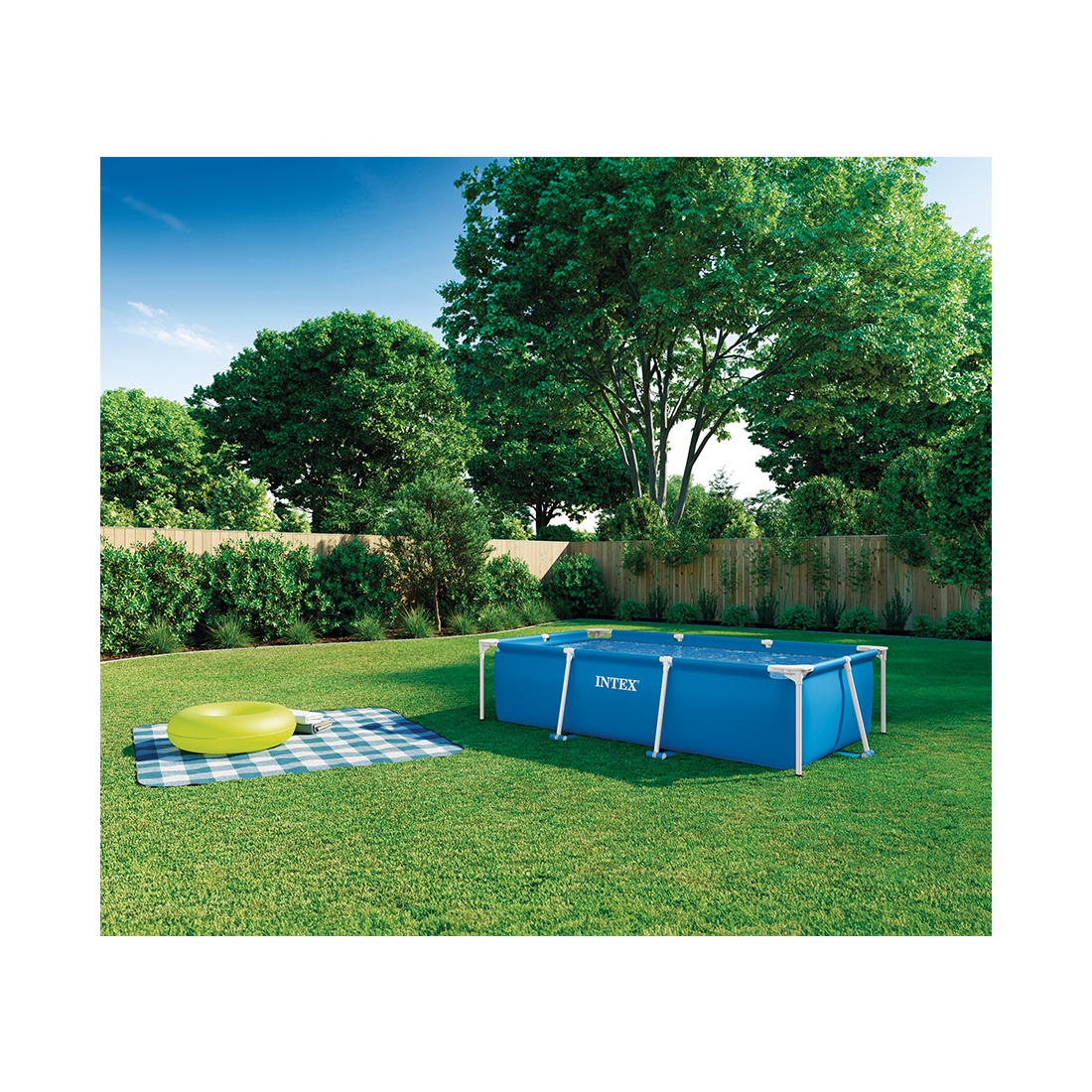 Каркасный бассейн Rectangular Frame 260 x 160 х 65 см, INTEX, 28271NP