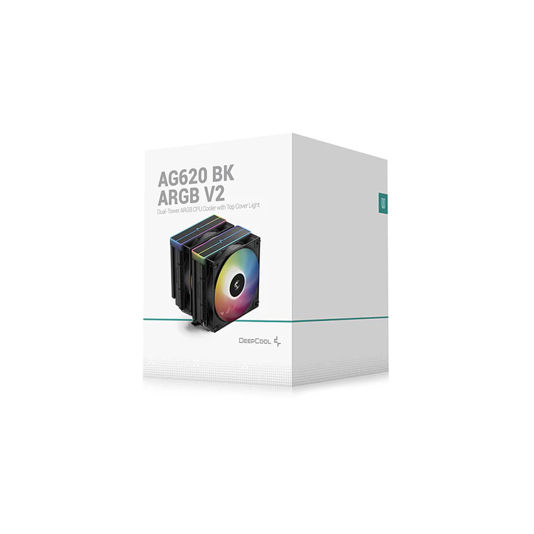 Кулер для процессора, Deepcool, AG620 BK ARGB V2 R-AG620-BKAMMN-GJD, Intel 1851/1700/1200/115х и AMD AM5/AM4, 260W, 2*120мм ARGB, 300-1950±10%/об/м, 67.88CFM, 29.4 dB(A), 4pin, 129х136х161мм, Чёрный