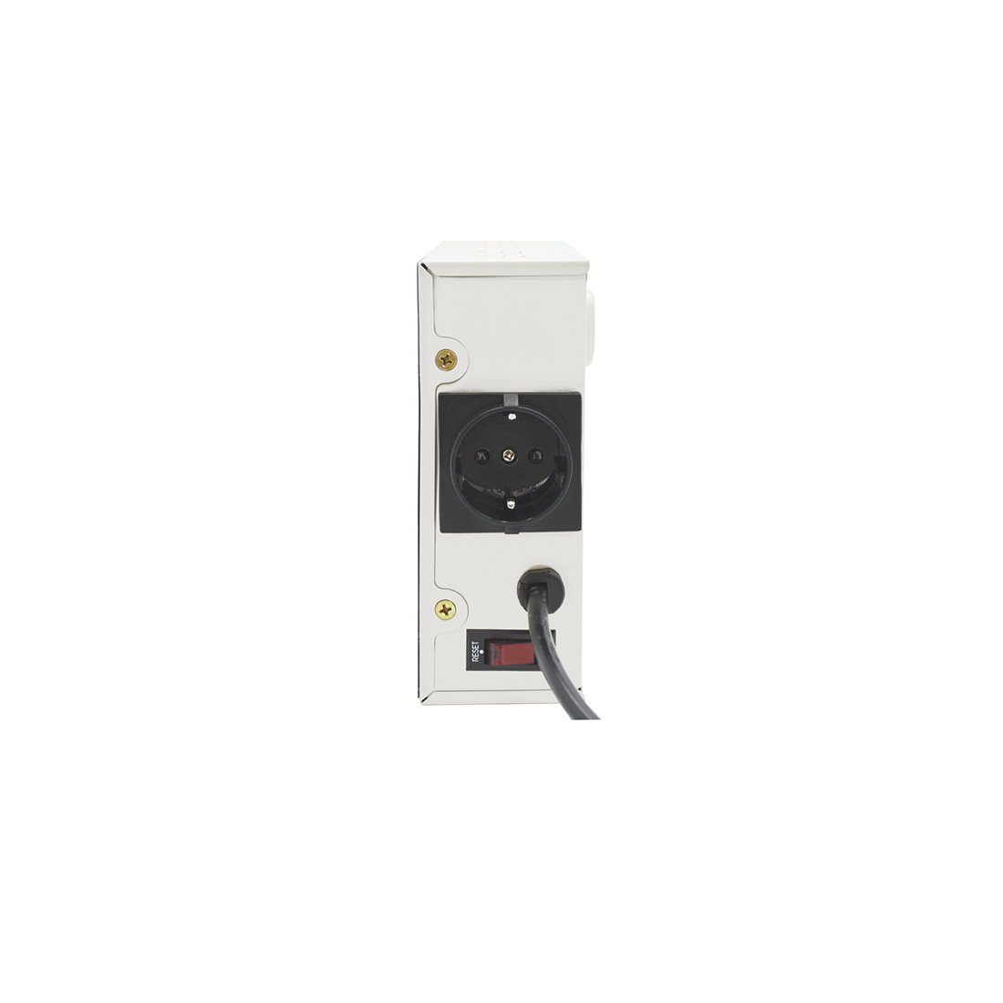 Стабилизатор (AVR), SVC, W-500, Мощность 500ВА/500Вт, LED-дисплей, Диапазон работы AVR: 140-260В, Вых.: 220В+/-7%, 1 х Shcuko, Кабель питания: 1,35м, Габариты: 290*160*65, Черно-белый