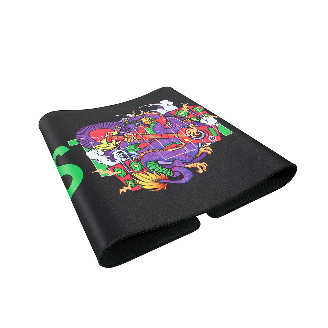 Коврик для компьютерной мыши, 1STPLAYER, MP2, MP2-J-XL-BK, 450х400х3мм, Резиновая основа, Поверхность нетканный материал, Черный