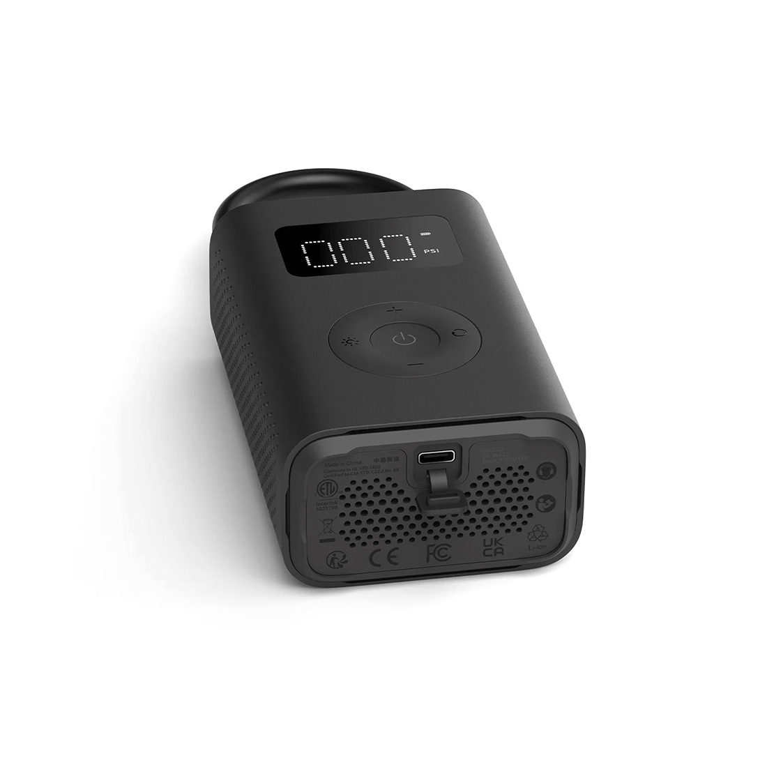 Автомобильный компрессор, Xiaomi, Portable Electric Air Compressor 2, BHR7112GL/MJCQB06QW, Литий-ионный аккумулятор 2000 мАч (14,4 Втч), Уровень шума во время работы <80 дБ (А) на расстоянии 1 м, Размеры 123  75,5  45,8, Длина воздушного шланга 200 мм (включая адаптер клапана, исключая конец резьбы), 0,2–10,3 бар / 3–150 фунтов на квадратный дюйм, Номинальное напряжение зарядки 5V  2A, Размер воздушного клапана (внутренний диаметр): Порт клапана Schrader  6,9 мм, Адаптер клапана Presta  6 мм, Адаптер клапана быстрого подключения  6,9 мм, Черный