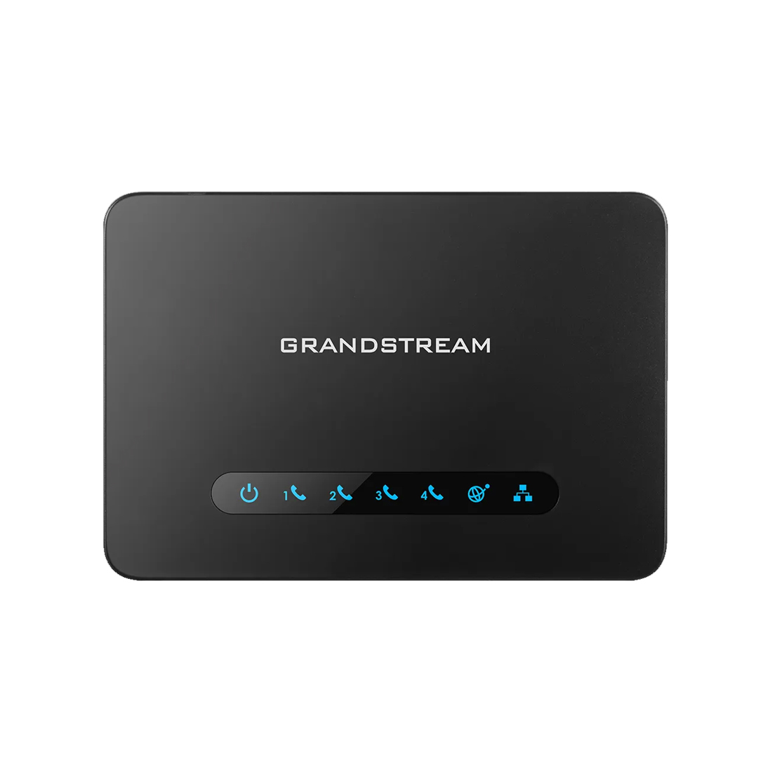 Телефонный адаптер, Grandstream, HT814v2, 4xFXS, 1xLAN 10/100/1000M, 1xWAN 10/100/1000M, 3-х сторонняя конференц-связь, 2 SIP- профиля