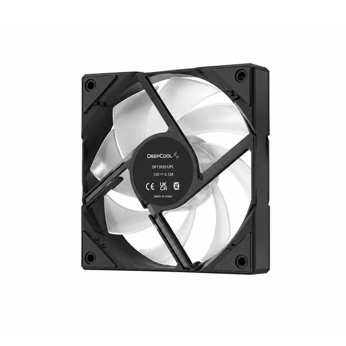 Кулер для компьютерного корпуса, Deepcool, CG580 FAN BK R-EDF120-BKAPP86-G-1, 120мм, 12012025мм, Чёрный