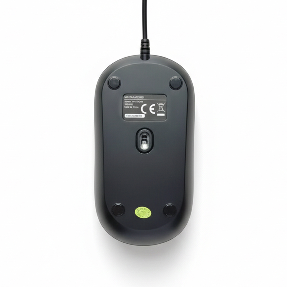 Компьютерная мышь, Delux, M232BU, Оптическая, USB, 1000dpi, Длина провода 1,6 м, Чёрная