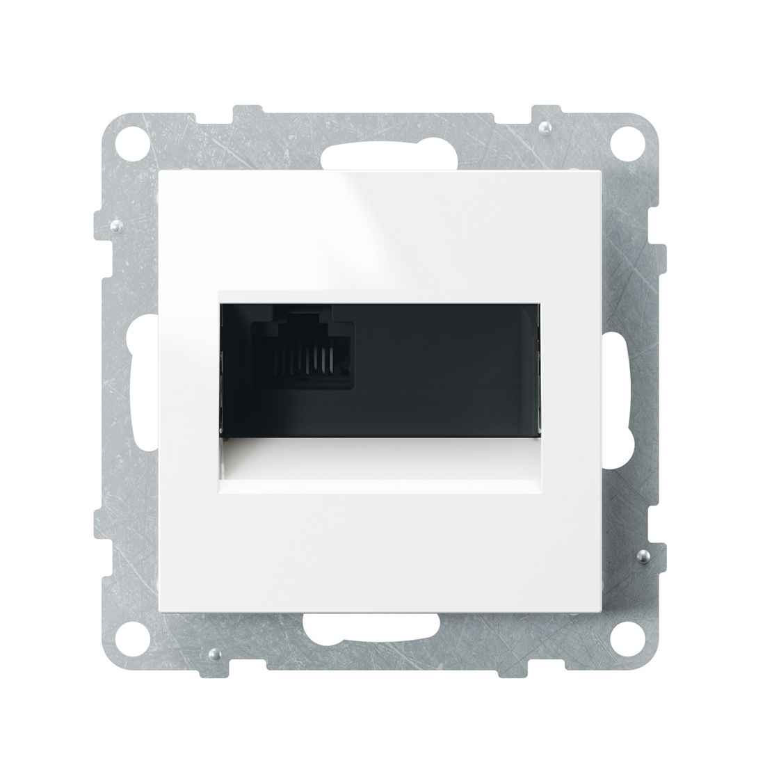 Информационная розетка одинарная, Legrand Suno, 721152, RJ45 Кат.6e UTP Белый
