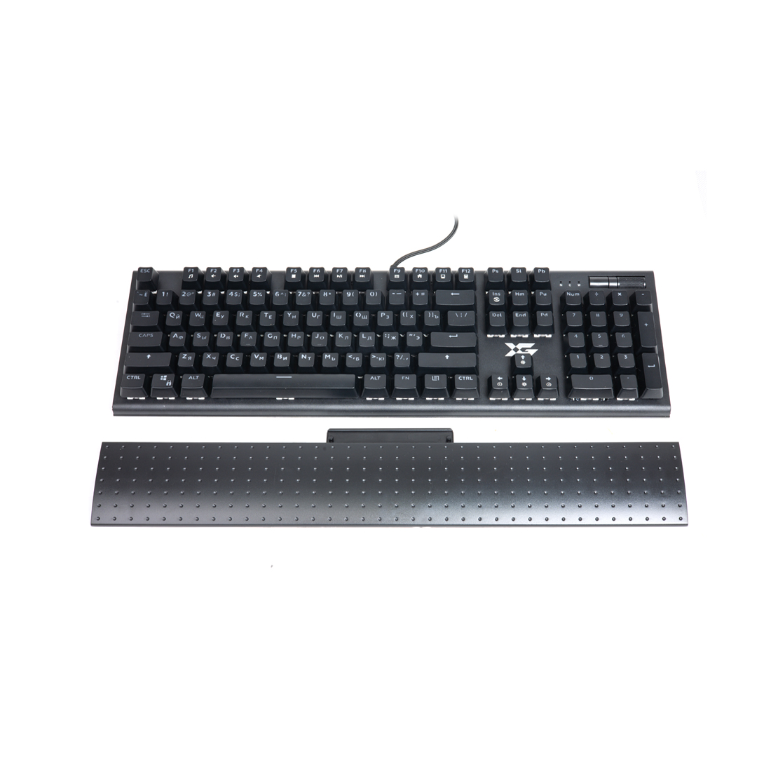 Клавиатура, XG, Raven Ares, Игровая, USB, Кол-во стандартных клавиш 104, Механические свитчи, RGB, Длина кабеля 1,5 метра, Анг/Рус, Чёрный