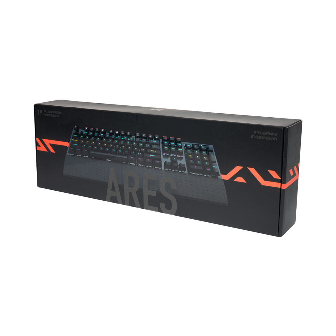 Клавиатура, XG, Raven Ares, Игровая, USB, Кол-во стандартных клавиш 104, Механические свитчи, RGB, Длина кабеля 1,5 метра, Анг/Рус, Чёрный