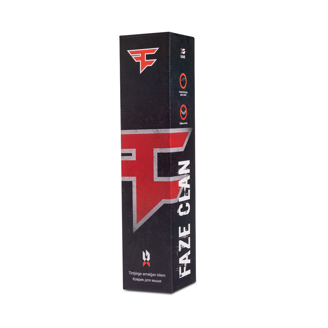 Коврик для компьютерной мыши, XG, Faze Clan (Small), 260 x 210 x 2mm,Резиновая основа, Тканевая поверхность, Склеивание, Гладкая поверхность, Принт