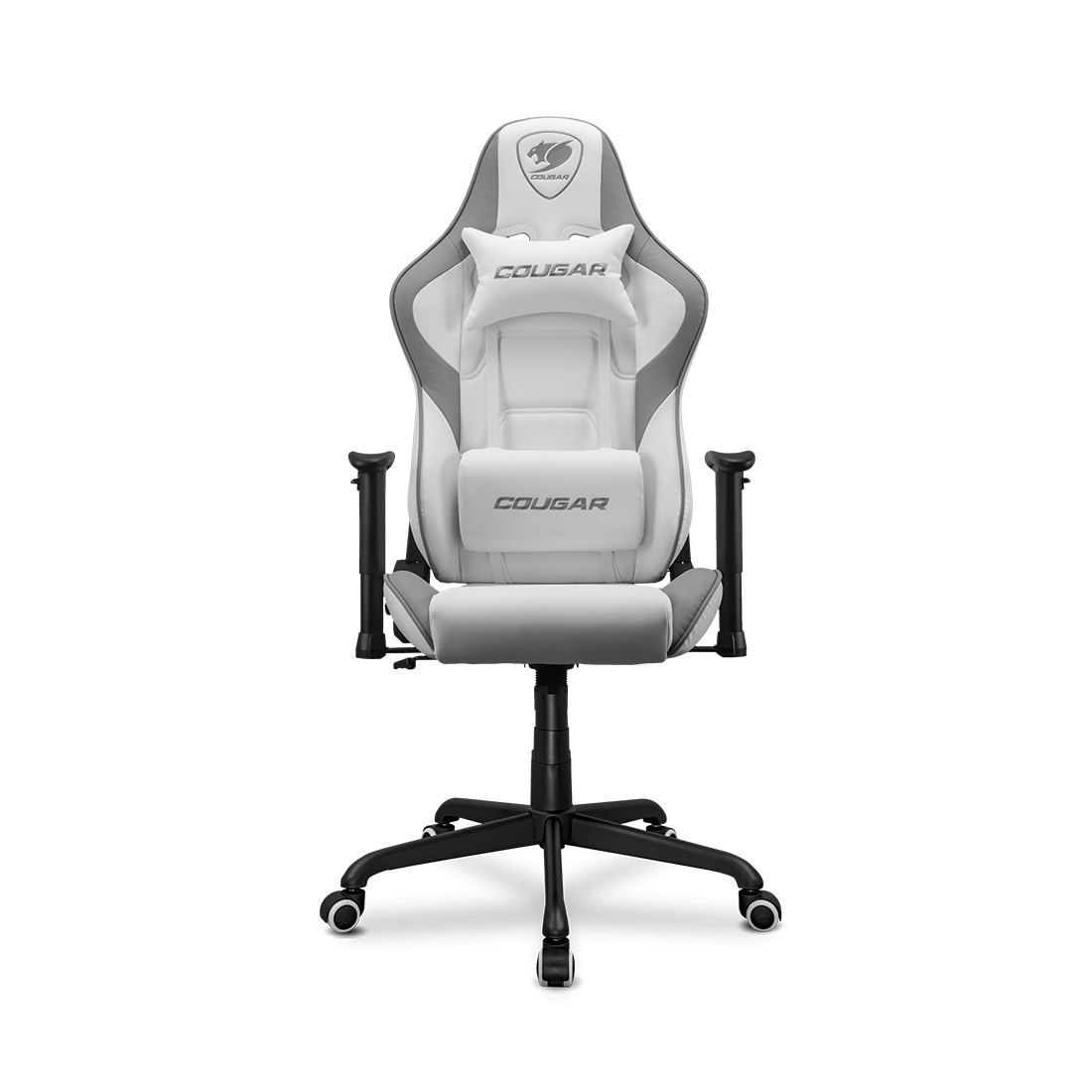 Игровое компьютерное кресло, Cougar, Armor Elite White, Искусственная кожа PU AIR, (Ш)54,5*(Г)49*(В)126(133) см, Чёрно-Белый