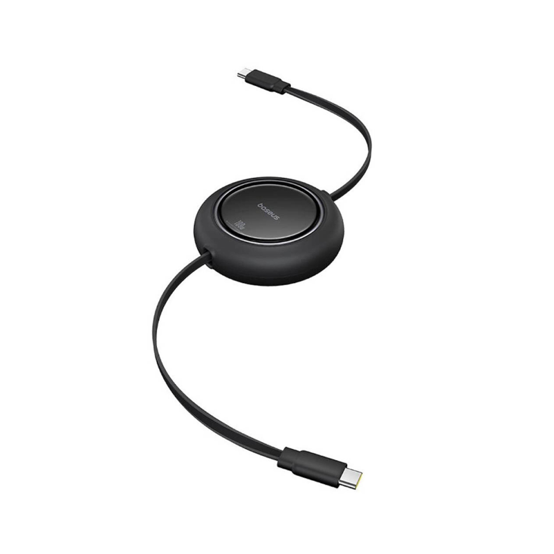 Интерфейсный кабель, Baseus, Free2Pull Mini (P10364500113-01), USB-C to USB-C, 100W, 2m, Черный