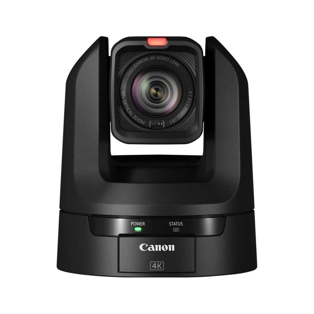 PTZ- Камера, Canon, CAMERA CR-N100 BK WITH AUTO TRACKING , 4К UHD, Type 1/2.3 (1/2.3 in.) single-plate CMOS sensor, 8.29 megapixels (3840 x 2160), Lens=3.67 – 73.4 mm, F/1.8 – 2.8, 20x optical zoom Communication Control LAN, Wi-Fi, Serial, IRDimensions (W x H x D), Approx. 154 x 178 x 164 mm (6.06 x 7.01 x 6.46 in.)2.2 kg