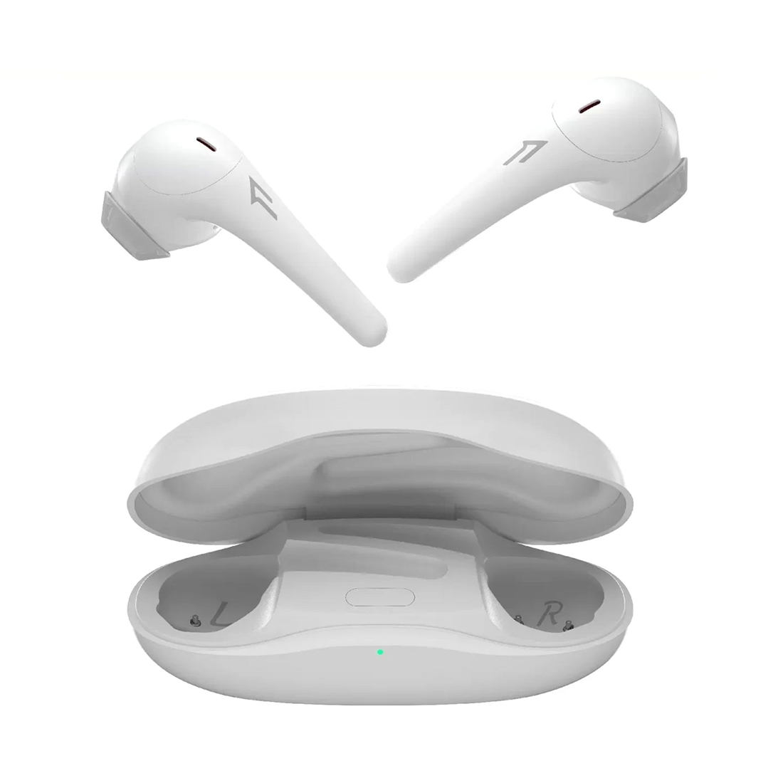 Наушники,1MORE, Comfobuds 2 ES303, Внутриканальные, Беспроводные, 2,400 ГГц – 2,4835 ГГц, 28 Oм, Мощность 5мВт, Размер 39,36  17,96  19,2 мм( наушник)/68,8  30  26,4 мм( кейс), Емкость аккумулятора 43 мАч(наушник)/410 мАч (кейс), Время заряда 40 минут( наушник)/80 минут( кейс), Время работы 24ч, Bluetooth® 5.2, HFP A2DP /AVRCP, Вес 36.5 г, Белый