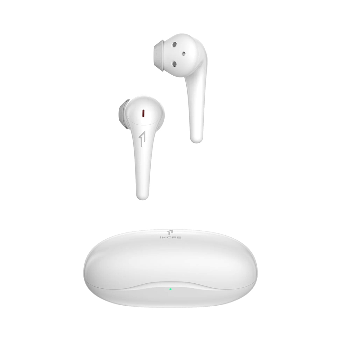 Наушники,1MORE, Comfobuds 2 ES303, Внутриканальные, Беспроводные, 2,400 ГГц – 2,4835 ГГц, 28 Oм, Мощность 5мВт, Размер 39,36  17,96  19,2 мм( наушник)/68,8  30  26,4 мм( кейс), Емкость аккумулятора 43 мАч(наушник)/410 мАч (кейс), Время заряда 40 минут( наушник)/80 минут( кейс), Время работы 24ч, Bluetooth® 5.2, HFP A2DP /AVRCP, Вес 36.5 г, Белый