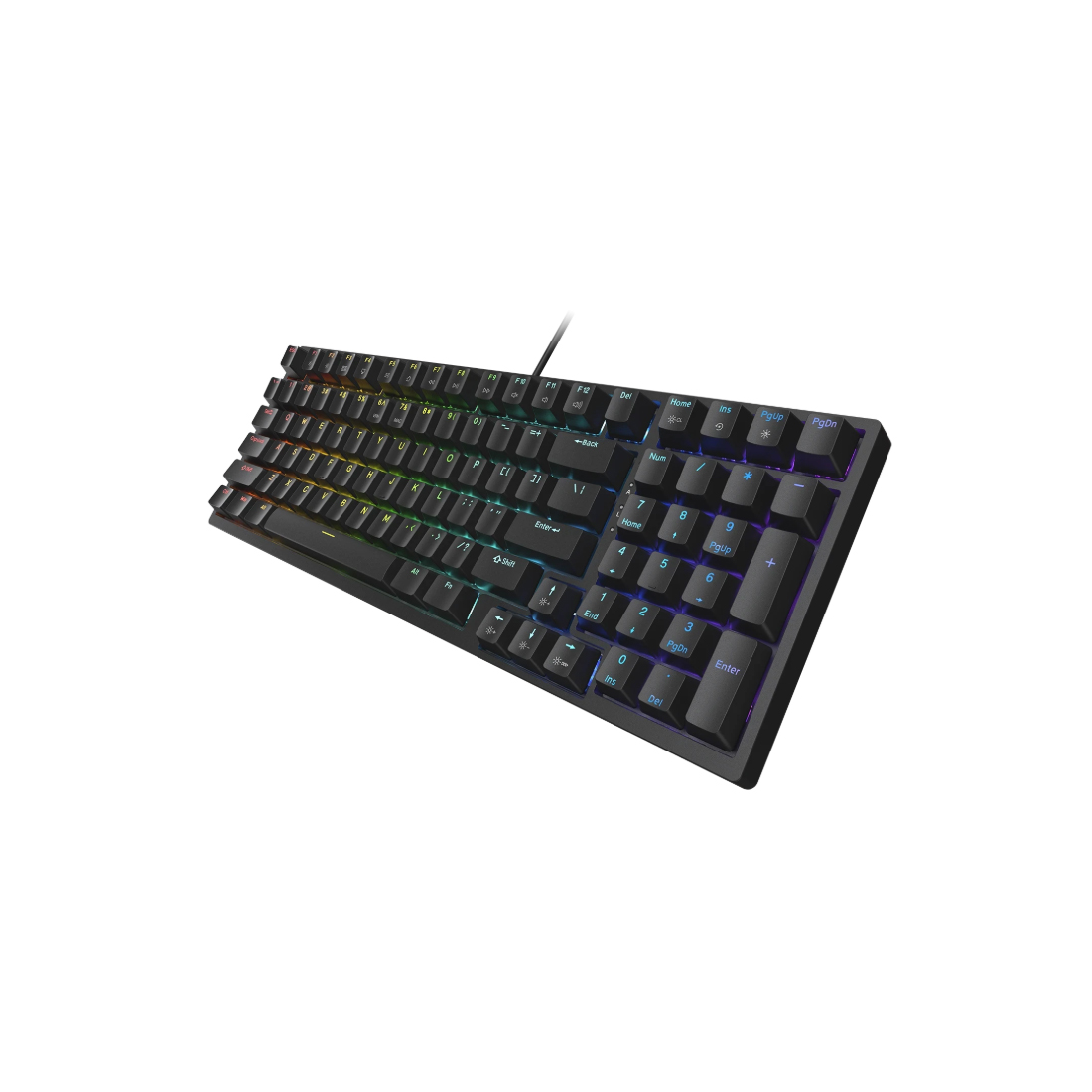 Игровой комплект клавиатура + мышь, Cougar, Combat S, Игровая, Гибридная, USB, Подсветка RGB, Оптическая мышь, 6200 DPI, Англ/Рус, Длина кабеля 1,8 метра, Чёрный