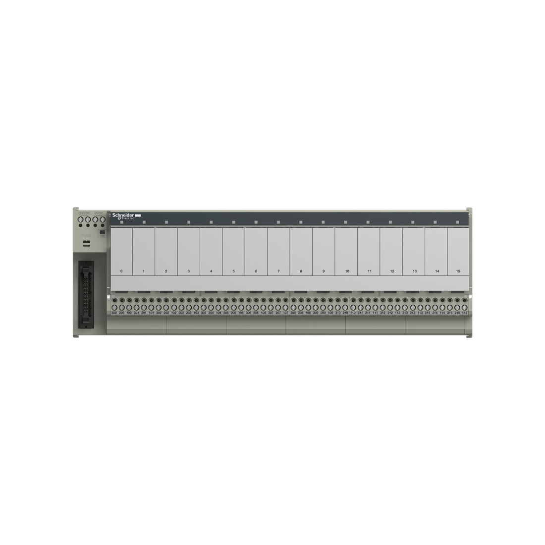 База Telefast, SE, ABE7R16T330, 16 реле 12,5мм