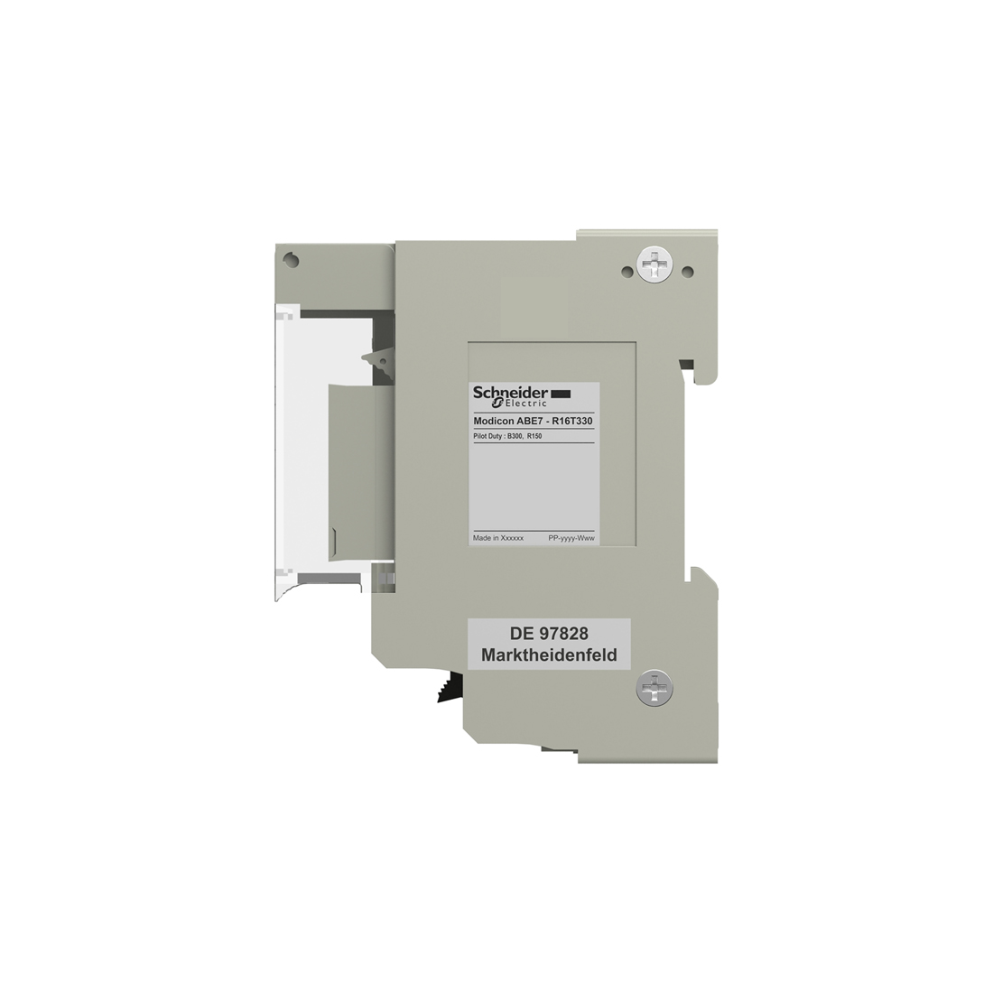База Telefast, SE, ABE7R16T330, 16 реле 12,5мм