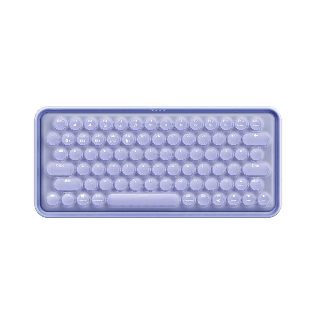 Клавиатура, Rapoo, Ralemo Pre 5, 2.4 Гц, Bluetooth 5.0, 79 клавиш, USB, Перезаряжаемая литиевая батарея, Англ/Рус, Сиреневый