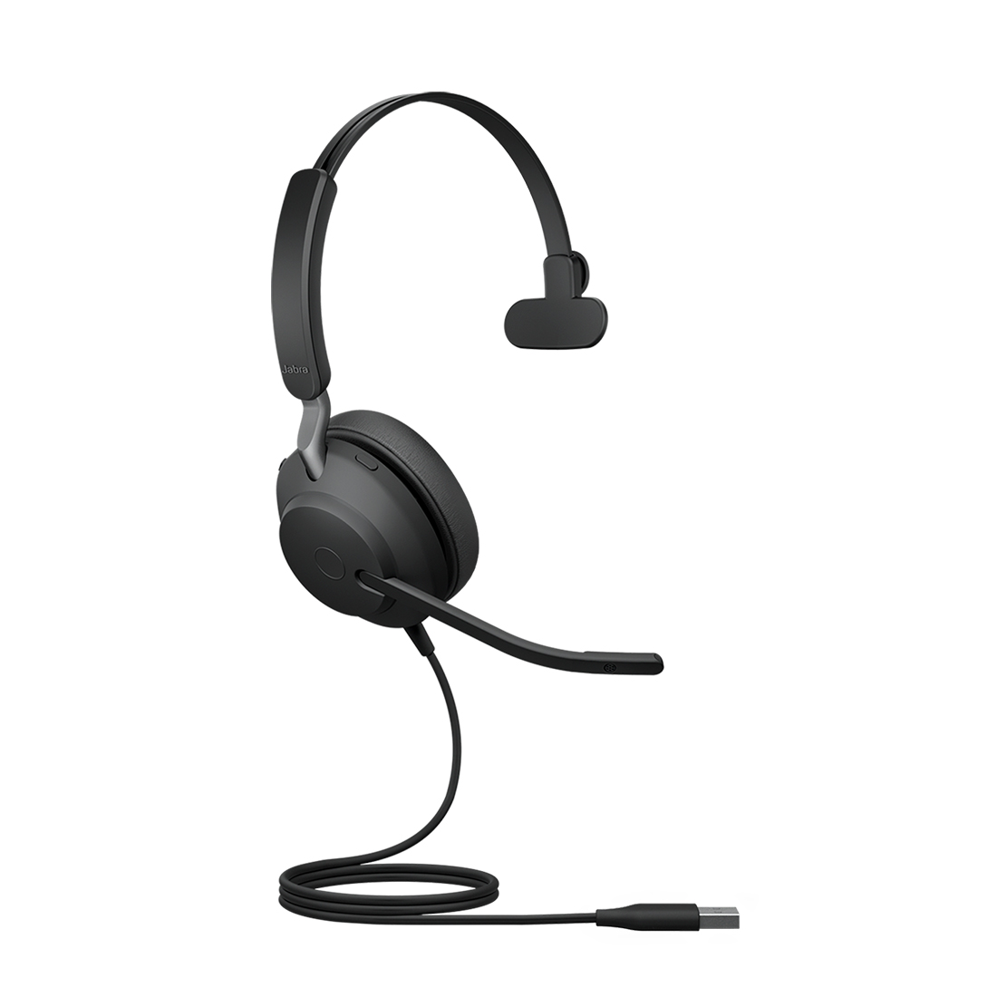 Гарнитура, Jabra, 24189-889-999, Jabra Evolve2 40 SE, USB-A, UC Mono, Проводная, Шумоподавление , Jabra Direct, Блокирующая шум конструкция
