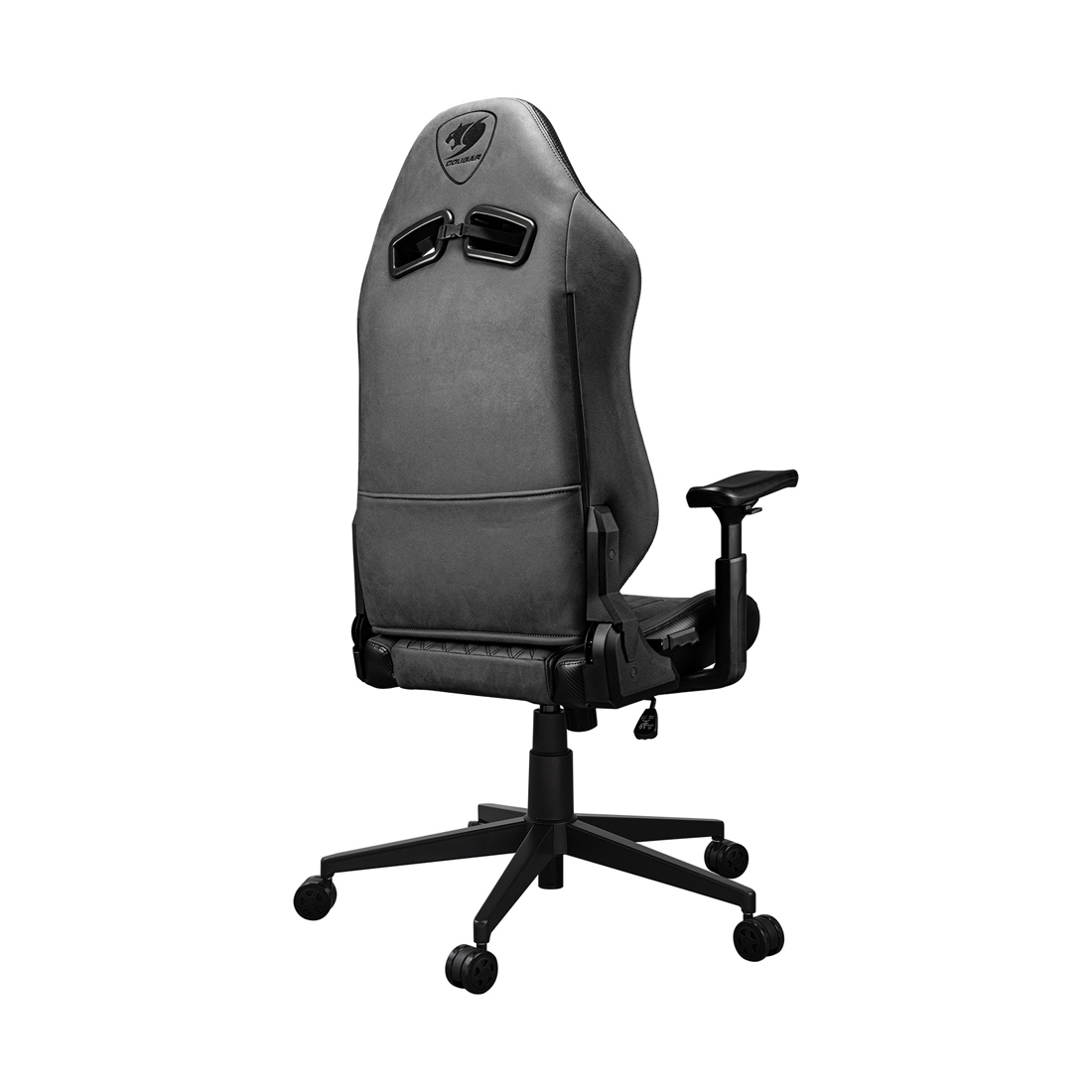 Игровое компьютерное кресло, Cougar, Explore Jet Gray F, Искусственная кожа PU AIR, (Ш)57*(Г)53*(В)129,5 (137) см, Серый