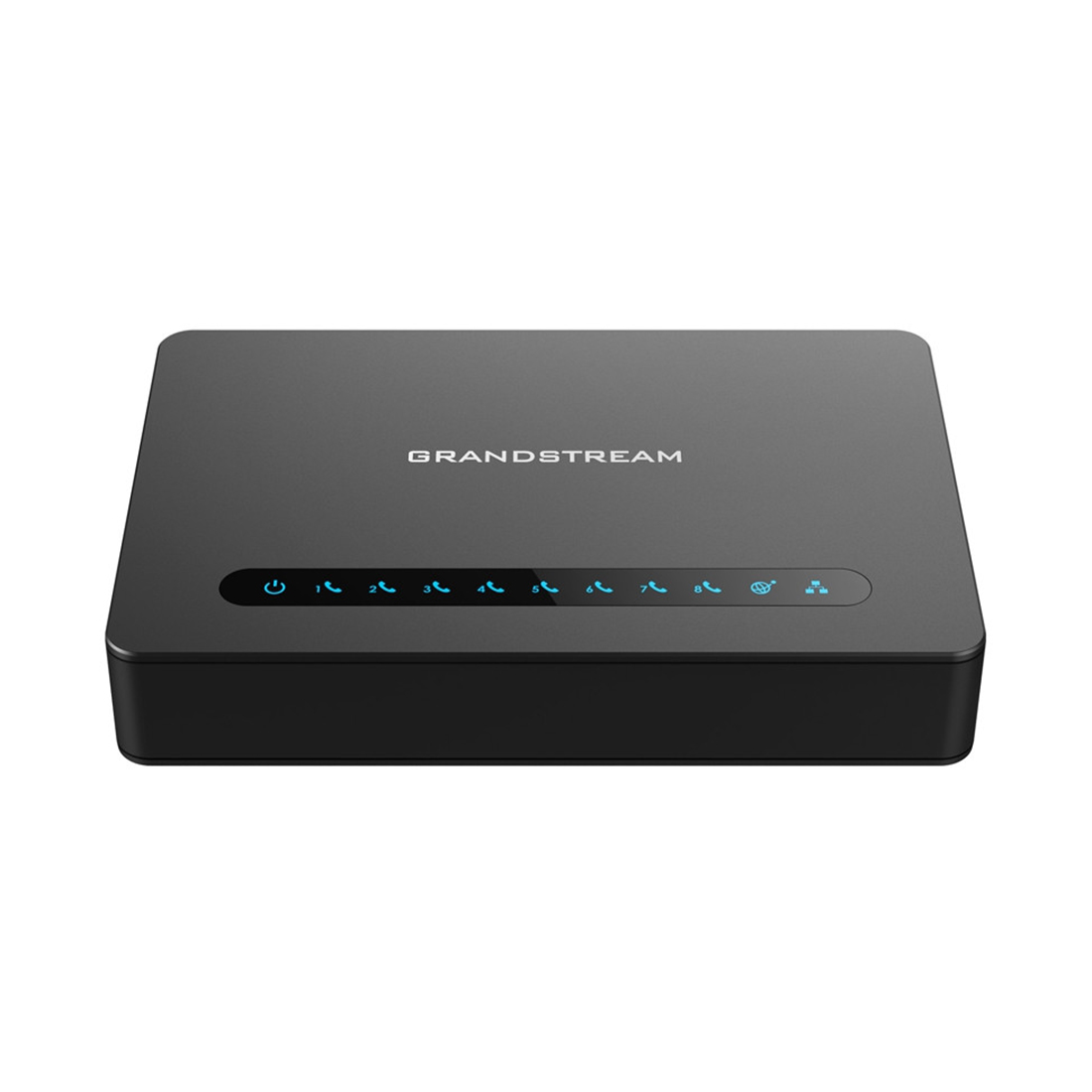Телефонный адаптер, Grandstream, HT818v2, 8xFXS, 1xLAN 10/100/1000M, 1xWAN 10/100/1000M, 3-х сторонняя конференц-связь, 2 SIP- профиля